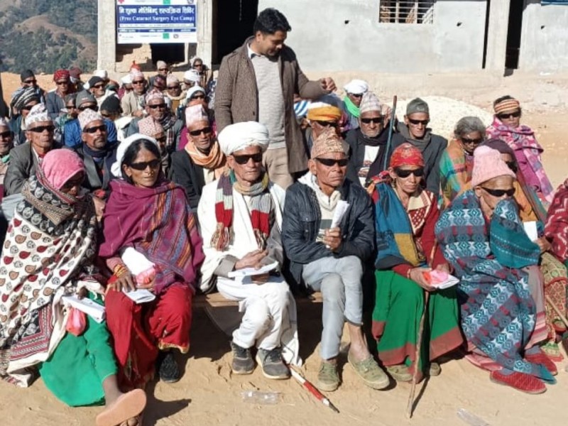 ठाटीकाँधमा निःशुल्क मोतिबिन्दुको शल्यक्रिया